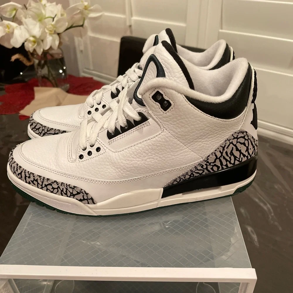 Authentic Jordan 3 retro Oregon ducks pit crew white - Picture 1 of 5